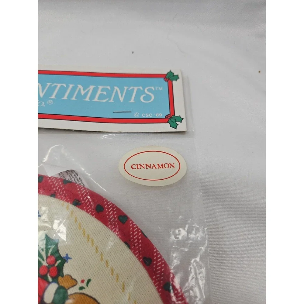 Christmas Potholder Vintage Cecil Saydah Christmas Lot of 2